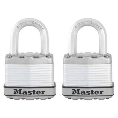 Master Lock Titanový visací zámek Excell - 45mm (2 ks / blistr)