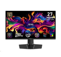 MSI LCD MAG 271QP QD-OLED X24, 26.5", QD-OLED, QHD, 240Hz, 0,03ms, Black