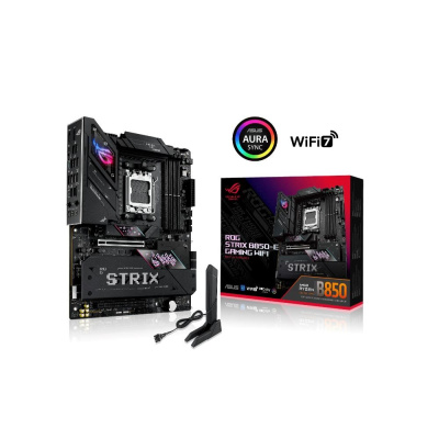 ASUS MB Sc AM5 ROG STRIX B850-E GAMING WIFI, AMD B850, 4xDDR5, 1xUSB4, 1xDP, 1xHDMI, WiFi, ATX