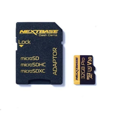32GB U3 Micro SD Card Nextbase + adapter