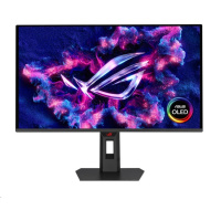 ASUS LCD ROG Strix OLED XG27AQDPG, 26.5" 2560x1440, 300nits, 500hz, 0,03ms, 178/178, DP, HDMI, USB, Audio, VESA, Black