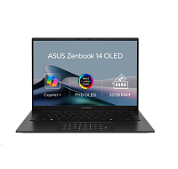 ASUS NTB Zenbook 14 (UM3406GA-OLED171W), AI 5 430, 14" WUXGA, 16GB, 512GB SSD, Radeon, W11 Home, Jade Black