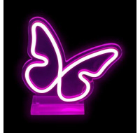 2Kids Toys LED NEON LIGHT lampička Motýlek