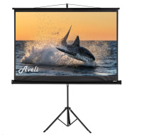 Projekční plátno Aveli stativ, 150x94cm (16:10) 70", černý tubus