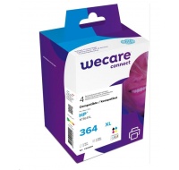 WECARE ARMOR cartridge pro HP Photosmart C5380,5510, 5515, C6380, černá/black+1C+1M+1Y/HC, 1x19/3x12ml