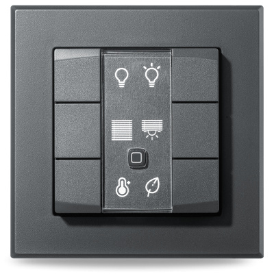 Homematic IP Nástěnný dálkový ovladač - 6 tlačítek, antracit - HmIP-WRC6-A