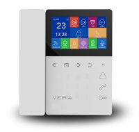 Veria LCD monitor videotelefonu se sluchátkem 7043B bílý