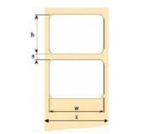 OEM samolepící etikety 100mm x 150mm, bílý papír, cena za 500 ks