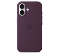 APPLE iPhone 16 Silicone Case with MagSafe - Plum
