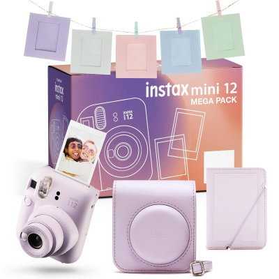 Fujifilm MINI 12 MEGA PACK fialový