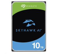 SEAGATE HDD 10TB SKYHAWK AI, 3.5", SATAIII, 7200 RPM, Cache 256MB, s R/V Senzorem