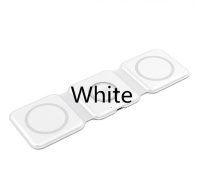 1stCOOL bezdrátová přenosná QI nabíječka 3v1, MagSafe, USB-C, bílá