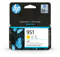 HP 951 Yellow Original Ink Cart, CN052AE (700 pages)