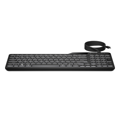 HP 400 Backlit Wired Keyboard - drátová podsvícená klávesnice CZ/SK