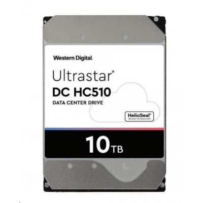 Western Digital Ultrastar® HDD 10TB (HUH721010ALE604) DC HC510 3.5in 26.1MM 256MB 7200RPM SATA 512E SE (GOLD WD101KRYZ)