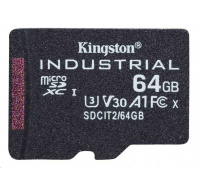 Kingston MicroSDXC karta 64GB microSDXC Industrial C10 A1 pSLC Card Single Pack