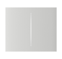 Ajax  CenterButton (2-gang) vertical - Středové dvou tlačítko, vertikální instalace, bílá