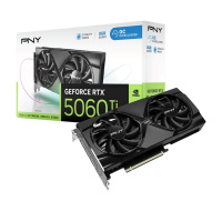 PNY VGA NVIDIA GeForce RTX 5060 Ti Dual Fan 8GB OC, RTX 5060 Ti OC, 8GB GDDR7, 3xDP, 1xHDMI