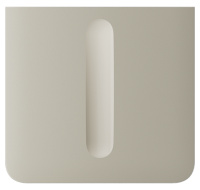 Ajax  SideButton (Dimmer) vertical - Boční kryt stmívatelného tlačítka, vertikální instalace, slonovinová kost