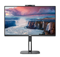 AOC MT IPS LCD  WLED 23,8" 24V5CW/BK -  IPS panel, 1920x1080, HDMI, DP, USB, USB-C, repro, pivot, webcam