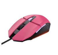 TRUST myš GXT 109P FELOX Gaming Mouse, optická, USB, růžová