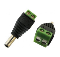 Veria Napájecí redukce jack konektor(samec) se svorkovnicí