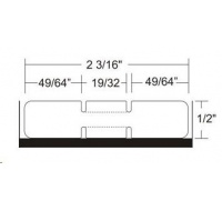 Zebra ZipShip 8000D Jewelry, label roll, synthetic, 56x13mm