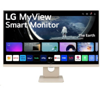 LG MT IPS LED 27" 27SR50F - IPS panel, SMART, 1920x1080, 2xHDMI, 2x USB, repro, webOS, bezova barva