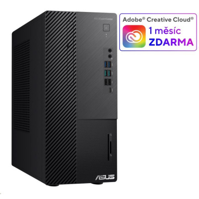 ASUS PC Desktop (D700MEES-3131000360), i3-13100, 16GB, 512GB SSD, Inte UHD, No OS, Black