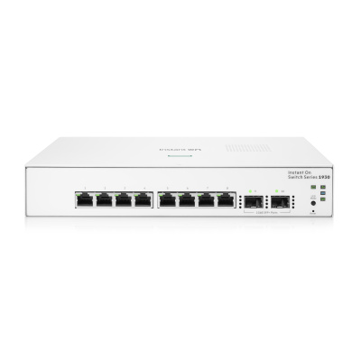 HPE Networking Instant On Switch 8p Gigabit 2p SFP (fanless) 1930