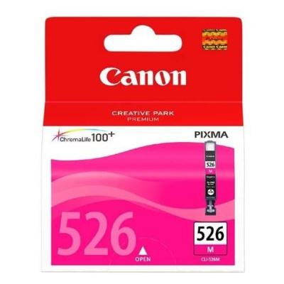 BAZAR - Canon CARTRIDGE CLI-526M purpurová pro Pixma IP4850, IX6520, IX6550, MG5120, MG5150, MG5170, MG5250, MG6170 (43