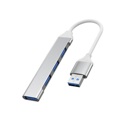 PremiumCord Hub USB3.2A na USB3.2 A + 3x USB2.0 A, SuperSpeed 5Gbps, hliníkové pouzdro