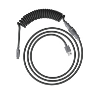 HyperX USB-C Coiled Cable Gray - Příslušenství ke klávesnici
