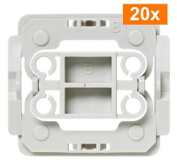 Homematic IP Adaptér Berker B1, set 20ks - EQ3-ADA-B1-20