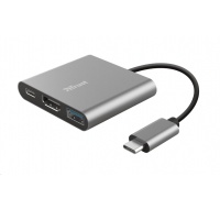 TRUST adaptér DALYX, 3-in-1, USB-C