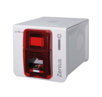 Evolis Zenius Classic GO PACK, single sided, 12 dots/mm (300 dpi), USB, red
