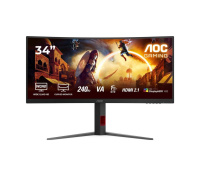 AOC MT 34" CU34G4Z - 3440x1440,VA,240Hz,2xHDMI,DP,USBhub,Pivot,Zakřivený