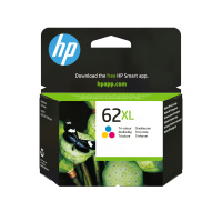 HP 62XL High Yield Tri-color Original Ink Cartridge (415 pages)