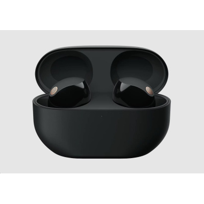 BAZAR - Sony bezdrátová sluchátka WF-1000XM5, černá, EU - Po opravě (Bez příšlušenství)