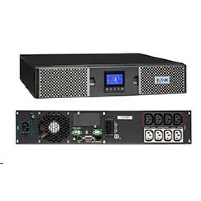 Eaton -poškozený obal- 9SX2000IR, UPS 2000VA / 1800W, LCD, rack 2U ( možno přidat 4ks EMB 9SXEBM72R )