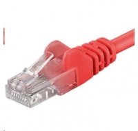 PREMIUMCORD Patch kabel UTP RJ45-RJ45 CAT5e 5m červená