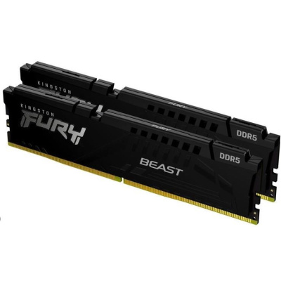 KINGSTON DIMM DDR5 64GB (Kit of 2) 5600MT/s CL36 FURY Beast Černá EXPO