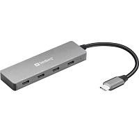 Sandberg USB-C to 4 x USB-C Hub