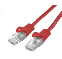 C-TECH kabel patchcord Cat6, UTP, červený, 2m