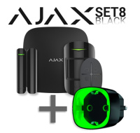 Ajax SET 8 -  StarterKit black +  Socket black - ZDARMA