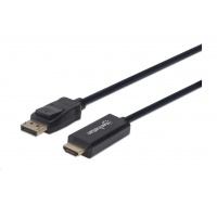 MANHATTAN Kabel DisplayPort na HDMI 1080p, 1.8m, černý