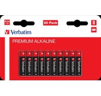 VERBATIM Alkalická Baterie AAA 20 Pack / LR03