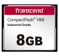 TRANSCEND CompactFlash Card CF180I, 8GB, SLC mode WD-15, Wide Temp.