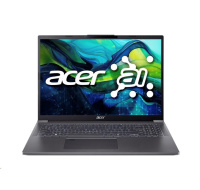 ACER NTB Aspire 16 (A16-71M-50ZL),Ultra5-125H,16"WUXGA+,16GB,1TB SSD,Intel Arc,W11H,Gray