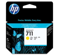 HP 711 Yellow DJ Ink Cart, 29 ml, CZ132A